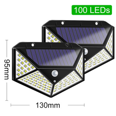 Powerful 100 LED Outdoor Solar LED Lights With Motion Sensor
