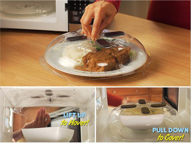 Hover Cover - Microwave Splatter Cover