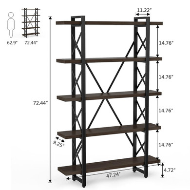 Vintage Style X Bookcase