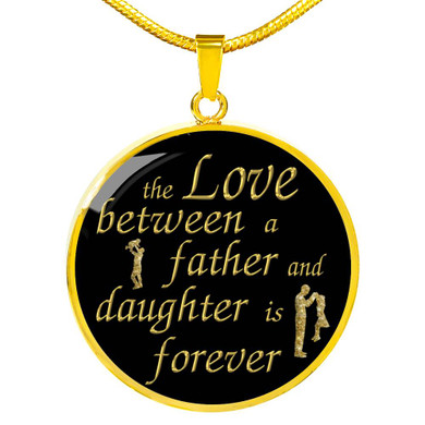 To My Daughter, gift for daughter, necklace for daughter, best gift for daughter, perfect gift, gift from dad briansi20