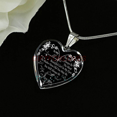 To my granddaughter: Gift Ideas for granddaughter,Birthday gifts for granddaughter, best gifts for granddaughter, special granddaughter necklace, amazing granddaughter necklace, to my granddaughter necklace, 897fDsn