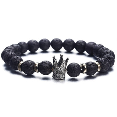 Crown Charm Bracelet
