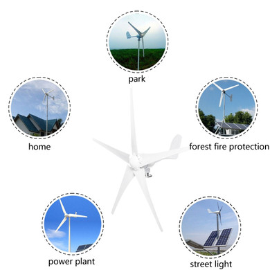 Wind Turbine Generator 6000 Watts 5 Blades - Wind Generator