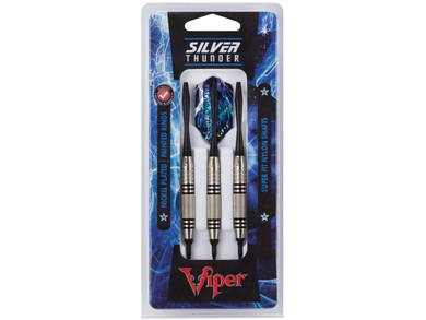 Viper Silver Thunder Soft Tip Darts 1 Knurled Ring 20 Grams