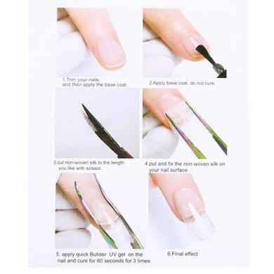 Nail Extension Silk Fiberglass