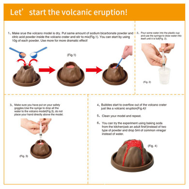 Volcano Eruption DIY Kit Science Experiment