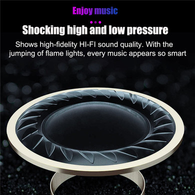 USB LED Flame Light Wireless Speaker