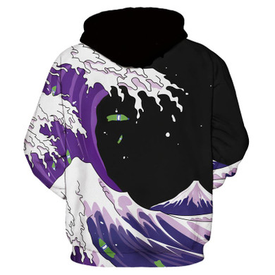 3D WAVES HOODIE FOR MEN/WOMEN