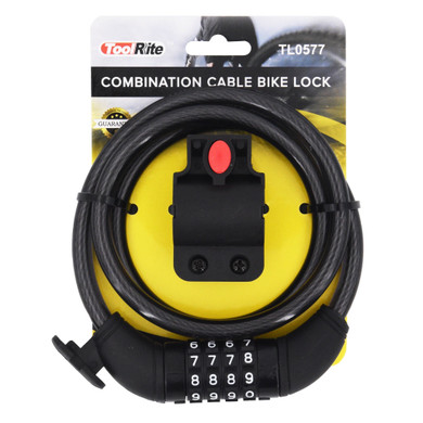 Combination Cable Bike Lock