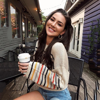 Striped Loose Fashion Pullover Sweater