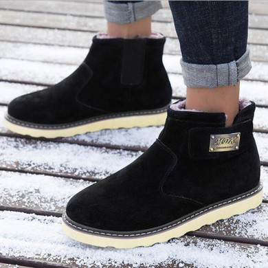 Winter Snow Warm Suede Men's Ankle Boots