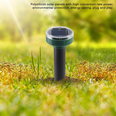 Solar Power Ultrasonic Mole & Pest Repeller