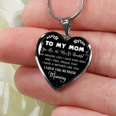 To My Mother Necklace Perfect Gifts For Mom - Love You So Much, Mommy 1047ms-sb