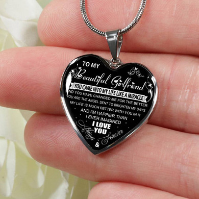 TO MY GIRLFRIEND: GIFT IDEAS FOR GIRLFRIEND, GIRLFRIEND NECKLACE, TO MY GIRLFRIEND NECKLACE, BEAUTIFUL GIRLFRIEND NECKLACE, BEST GIFTS FOR GIRLFRIEND, BIRTHDAY GIFTS FOR GIRLFRIEND, BOYFRIEND AND GIRLFRIEND NECKLACE  1087gs