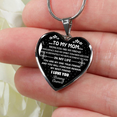 Necklace For Mom Mother Best Gifts For Mom - I Love You Mommy Dearest 1035ms-sb