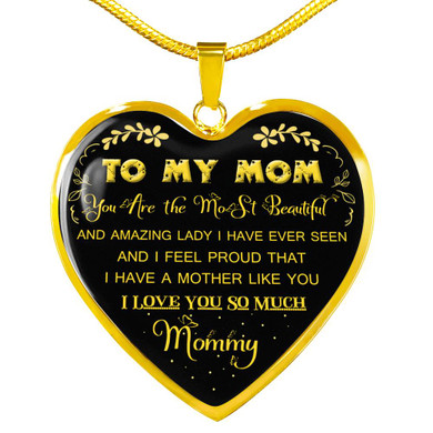 To My Mother Necklace Perfect Gifts For Mom - Love You So Much, Mommy 1047mg-gb