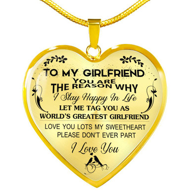 TO MY GIRLFRIEND: GIFT IDEAS FOR GIRLFRIEND, GIRLFRIEND NECKLACE, TO MY GIRLFRIEND NECKLACE, BEAUTIFUL GIRLFRIEND NECKLACE, BEST GIFTS FOR GIRLFRIEND, BIRTHDAY GIFTS FOR GIRLFRIEND, BOYFRIEND AND GIRLFRIEND NECKLACE  1098go