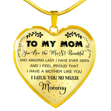 To My Mother Necklace Perfect Gifts For Mom - Love You So Much, Mommy 1047mo-wo