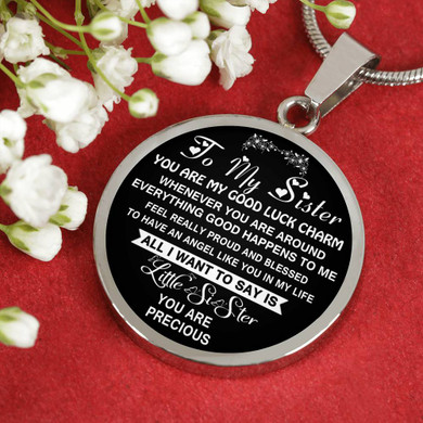 To My Sister Necklace Gifts Sister Idea Gifts For Sister Best Gifts For Sister Amazing Gifts For Sister 1129ts