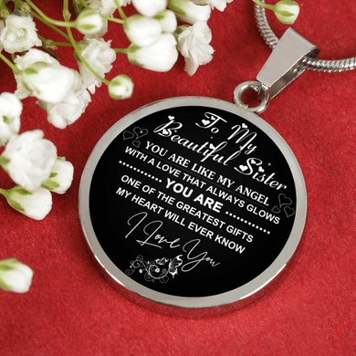 To My Sister Necklace Gifts Sister Idea Gifts For Sister Best Gifts For Sister Amazing Gifts For Sister 1123ts