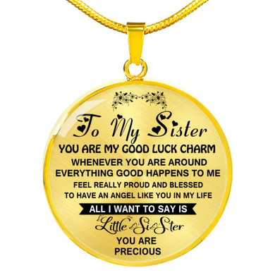 To My Sister Necklace Gifts Sister Idea Gifts For Sister Best Gifts For Sister Amazing Gifts For Sister 1129to
