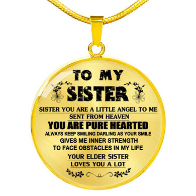 To My Sister Necklace Gifts Sister Idea Gifts For Sister Best Gifts For Sister Amazing Gifts For Sister 1127to