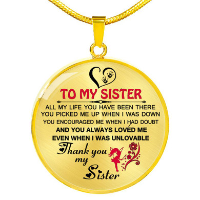 To My Sister Necklace Gifts Sister Idea Gifts For Sister Best Gifts For Sister Amazing Gifts For Sister 1124to