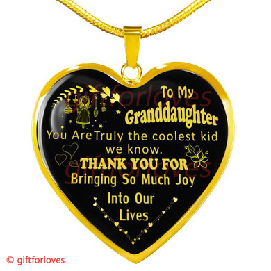 To My Granddaughter Luxury Necklace: Grandchildren And Grandparents Necklace, Birthday Gifts For Granddaughter, Best Gifts For Granddaughter 417GDAG To My Granddaughter Luxury Necklace: Grandchildren And Grandparents Necklace, Birthday Gifts For Granddaughter, Best Gifts For Granddaughter 417GDAG