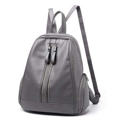 Women Soft PU Leather Backpacks Vintage Female Shoulder Bag Travel Women's Bagpack Mochilas School Bags For Girls Preppy XA251H