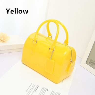 Woman Bags 2020 Famous Brands Women Handbags New Jelly Candy Pillow Top Handbag Colorful Bag ladies 22cm Tote Bag Balestra