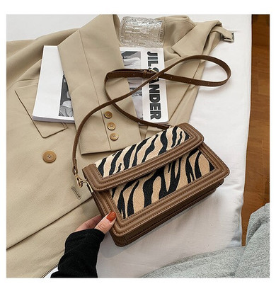 Sexy Leopard Square Crossbody bag 2020 Fashion New Quality PU Leather Women's Designer Handbag Vintage Shoulder Messenger Bag