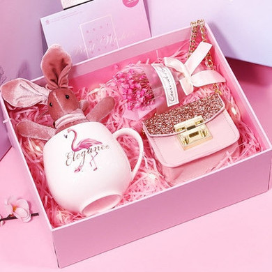 1set umbrella watch cup bag light strip as marriage girlfriend daughter wife unique warm wedding party gifts box sets