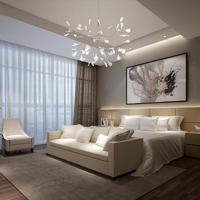 Modern Art Tree Leaves Led Dining Room Pendant Light Nodric Tree Branches Design Studio Light Fixtures Bar Coffee Light Fixtures