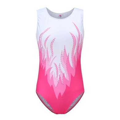 Adult Ballet Leotards Sleeveless Shiny Gymnastics Leotard Diamond One-Piece Ballet Dance Wear Bodysuit Dance Costume Sportswear