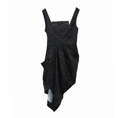 TWOTWINSTYLE Patchwork Ruched Dress For Women Square Collar Backless Irregular Hem Lace Up Mini Dresses Female 2020 Summer New TWOTWINSTYLE Patchwork Ruched Dress For Women Square Collar Backless Irregular Hem Lace Up Mini Dresses Female 2020 Summer New