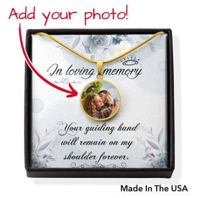 "In Loving Memory" Luxury Pendant Necklace (Upload Your Photo)