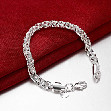 Gard 18K White Gold Plated Bracelet