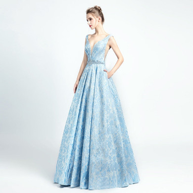 Sexy Backless Maxi Evening Dresses