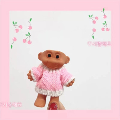 【KOOZEAL】Vintage Toys --- Sweater Troll doll for lighter