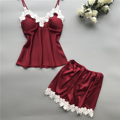 Ladies Sexy Two Pieces Pajama Sets