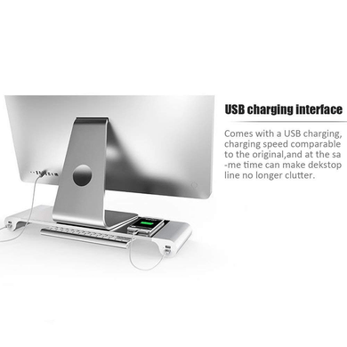 Smart Base™ Aluminum Alloy Base Holder Stand with USB Port