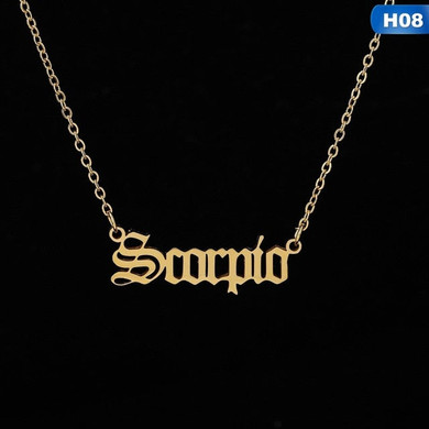 Zodiac  Pendants Necklace
