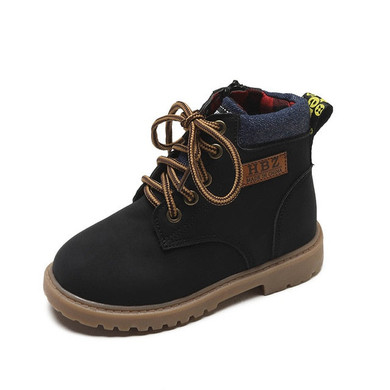 Toddler Boys Leather Martin Boots