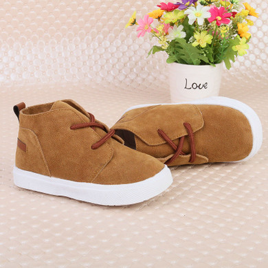 Toddler Boys Laced Up Suede Shoes