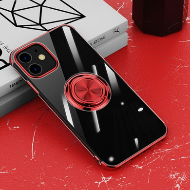 Transparent Ring Holder Stand Ultra-thin Soft Cover Case For iPhone 12 11 Pro Max Mini SE 2020 - Buy 2 Get 1 Free