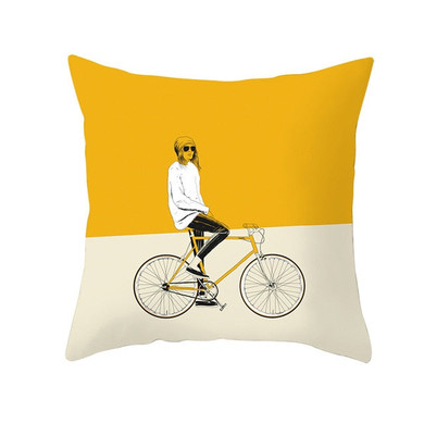 Pineapple Leaf Yellow Decorative Pillowcase Pineapple Yellow