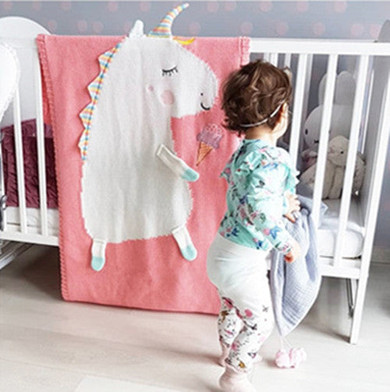 Unicorn Baby Throw Blanket