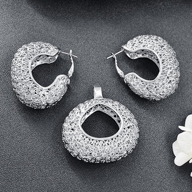 buy elegant silver earrings