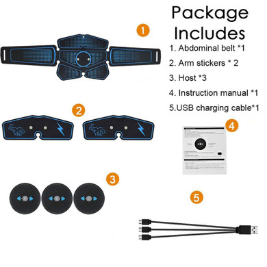 EMS Wireless Electric Muscle Stimulator Trainer