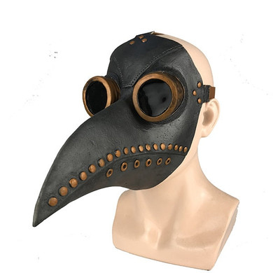 Steampunk Bird Leather Mask